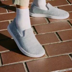 Allbirds gray wool Lounger slip on shoes